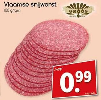 Aanbiedingen Vlaamse snijworst - Huismerk - Agrimarkt - Geldig van 04/07/2017 tot 09/07/2017 bij Agrimarkt