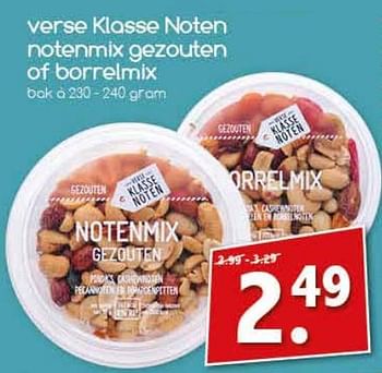 Aanbiedingen Verse klasse noten notenmix gezouten of borrelmix - Huismerk - Agrimarkt - Geldig van 04/07/2017 tot 09/07/2017 bij Agrimarkt