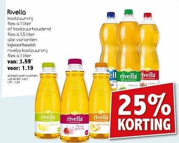 Aanbiedingen Rivella koolzuurvrij fles of koolzuurhoudend fles - Rivella - Geldig van 04/07/2017 tot 09/07/2017 bij Agrimarkt