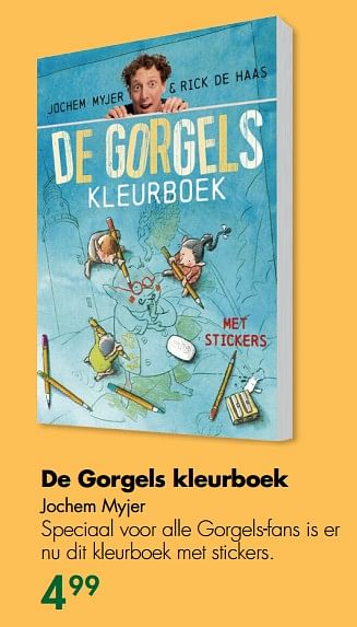 Aanbiedingen De gorgels kleurboek jochem myjer - Huismerk - The Read Shop - Geldig van 03/07/2017 tot 23/07/2017 bij The Read Shop