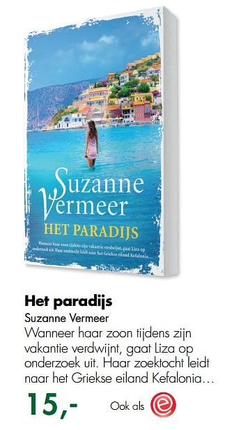 Aanbiedingen Het paradijs suzanne vermeer - Huismerk - The Read Shop - Geldig van 03/07/2017 tot 23/07/2017 bij The Read Shop