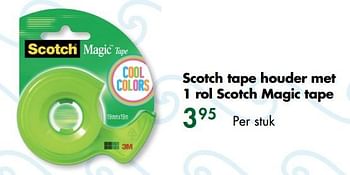 Aanbiedingen Scotch tape houder met 1 rol scotch magic tape - Scotch - Geldig van 03/07/2017 tot 23/07/2017 bij The Read Shop