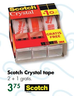 Aanbiedingen Scotch crystal tape - Scotch - Geldig van 03/07/2017 tot 23/07/2017 bij The Read Shop