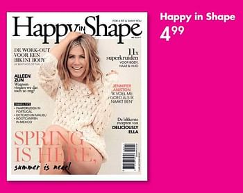 Aanbiedingen Happy in shape - Huismerk - The Read Shop - Geldig van 03/07/2017 tot 23/07/2017 bij The Read Shop