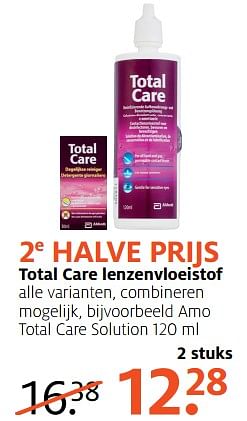 Aanbiedingen Total care lenzenvloeistof - Total Care - Geldig van 03/07/2017 tot 16/07/2017 bij Etos