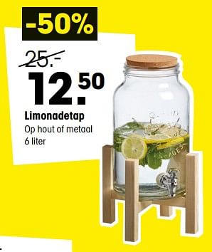 Aanbiedingen Limonadetap - Huismerk - Kwantum - Geldig van 03/07/2017 tot 16/07/2017 bij Kwantum