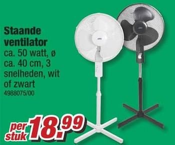 Aanbiedingen Staande ventilator - Huismerk - Poco - Geldig van 03/07/2017 tot 16/07/2017 bij Poco