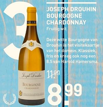 Aanbiedingen Joseph drouhin bourgogne chardonnay - Witte wijnen - Geldig van 04/07/2017 tot 16/07/2017 bij Gall & Gall