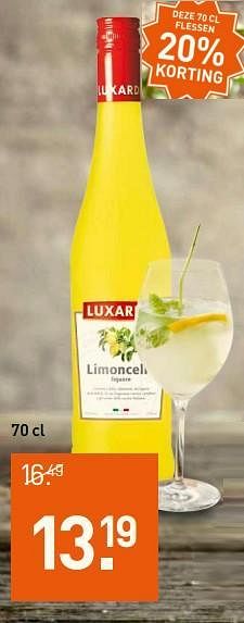 Aanbiedingen Luxardo limoncello - Luxardo - Geldig van 04/07/2017 tot 16/07/2017 bij Gall & Gall