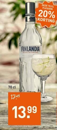 Aanbiedingen Finlandia - Finlandia - Geldig van 04/07/2017 tot 16/07/2017 bij Gall & Gall