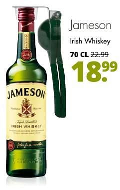 Aanbiedingen Jameson irish whiskey - Jameson - Geldig van 04/07/2017 tot 15/07/2017 bij Mitra