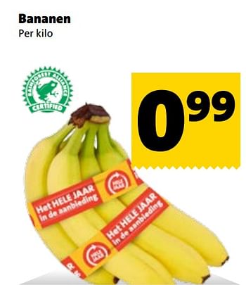 Aanbiedingen Bananen - Huismerk - Jumbo Supermarkten - Geldig van 04/07/2017 tot 31/12/2017 bij Jumbo Supermarkten