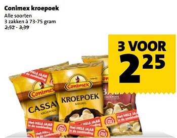 Aanbiedingen Conimex kroepoek - Conimex - Geldig van 04/07/2017 tot 31/12/2017 bij Jumbo Supermarkten