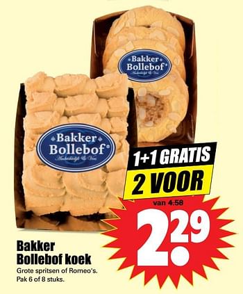 Aanbiedingen Bakker bollebof koek - Bakker Bollebof - Geldig van 09/07/2017 tot 15/07/2017 bij Lekker Doen
