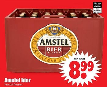 Aanbiedingen Amstel bier - Amstel - Geldig van 09/07/2017 tot 15/07/2017 bij Lekker Doen