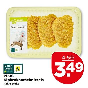 Aanbiedingen Plus kipkrokantschnitzels - Huismerk - Plus - Geldig van 09/07/2017 tot 15/07/2017 bij Plus