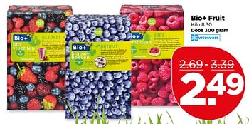 Aanbiedingen Bio+ fruit - Bio+ - Geldig van 09/07/2017 tot 15/07/2017 bij Plus