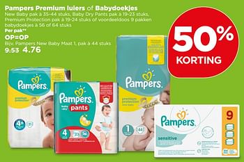 Aanbiedingen Pampers new baby maat 1 - Pampers - Geldig van 09/07/2017 tot 15/07/2017 bij Plus