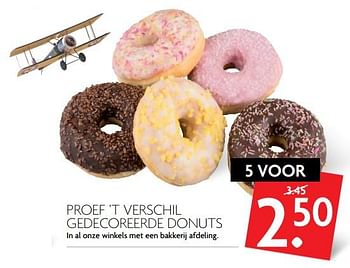 Aanbiedingen Proef `t verschil gedecoreerde donuts - Huismerk - Deka Markt - Geldig van 09/07/2017 tot 15/07/2017 bij Deka Markt