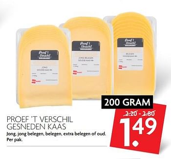 Aanbiedingen Proef `t verschil gesneden kaas - Huismerk - Deka Markt - Geldig van 09/07/2017 tot 15/07/2017 bij Deka Markt
