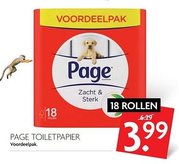 Aanbiedingen Page toiletpapier - Page - Geldig van 09/07/2017 tot 15/07/2017 bij Deka Markt