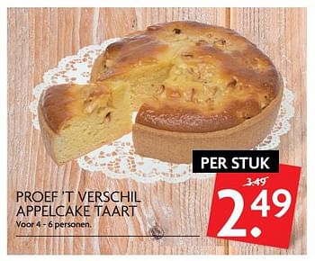 Aanbiedingen Proef `t verschil appelcake taart - Huismerk - Deka Markt - Geldig van 09/07/2017 tot 15/07/2017 bij Deka Markt