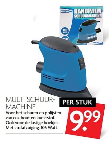Aanbiedingen Multi schuur- machine - Huismerk - Deka Markt - Geldig van 09/07/2017 tot 15/07/2017 bij Deka Markt