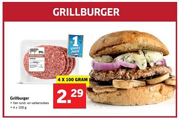 Aanbiedingen Grillburger - Huismerk - Lidl - Geldig van 09/07/2017 tot 16/07/2017 bij Lidl