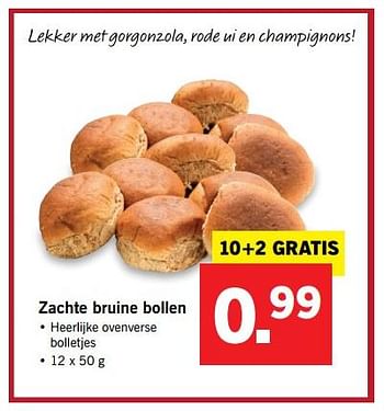 Aanbiedingen Zachte bruine bollen - Huismerk - Lidl - Geldig van 09/07/2017 tot 16/07/2017 bij Lidl