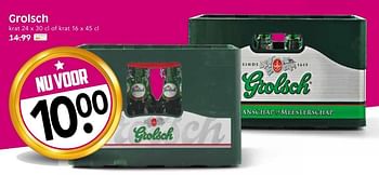 Aanbiedingen Grolsch - Grolsch - Geldig van 09/07/2017 tot 15/07/2017 bij Em-té