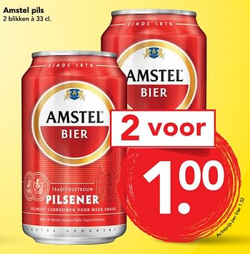 Aanbiedingen Amstel pils - Amstel - Geldig van 09/07/2017 tot 15/07/2017 bij Deen Supermarkten