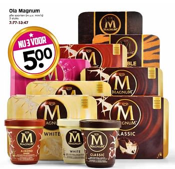 Aanbiedingen Ola magnum - Ola - Geldig van 09/07/2017 tot 15/07/2017 bij Em-té