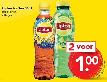 Aanbiedingen Lipton ice tea - Lipton - Geldig van 09/07/2017 tot 15/07/2017 bij Deen Supermarkten