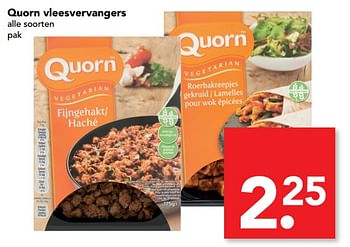 Aanbiedingen Quorn vleesvervangers - Quorn - Geldig van 09/07/2017 tot 15/07/2017 bij Deen Supermarkten