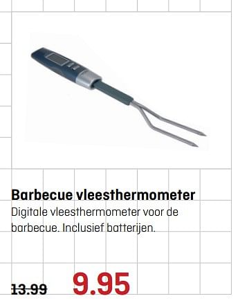 Aanbiedingen Barbecue vleesthermometer - Huismerk - Multimate - Geldig van 10/07/2017 tot 23/07/2017 bij Multimate