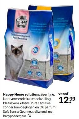 Aanbiedingen Happy home solutions - Happy Home - Geldig van 10/07/2017 tot 30/07/2017 bij Pets Place