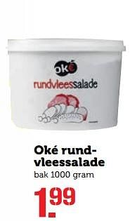 Aanbiedingen Oké rundvleessalade - Oké - Geldig van 10/07/2017 tot 16/07/2017 bij Coop