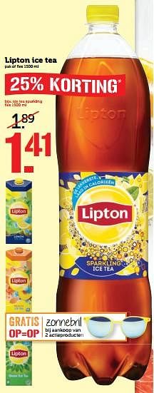 Aanbiedingen Lipton ice tea - Lipton - Geldig van 10/07/2017 tot 16/07/2017 bij Coop