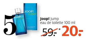 Aanbiedingen Joop! jump eau de toilette - Joop! - Geldig van 10/07/2017 tot 16/07/2017 bij Etos