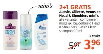Aanbiedingen Head + shoulders classic clean shampoo - Huismerk - Etos - Geldig van 10/07/2017 tot 16/07/2017 bij Etos