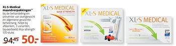Aanbiedingen Max strength - XL-S Medical - Geldig van 10/07/2017 tot 16/07/2017 bij Etos