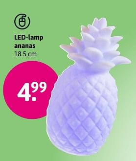 Aanbiedingen Led-lamp ananas - Huismerk - Xenos - Geldig van 10/07/2017 tot 16/07/2017 bij Xenos