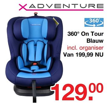 Aanbiedingen 360° on tour blauw - Xadventure - Geldig van 09/07/2017 tot 30/07/2017 bij Baby & Tiener Megastore