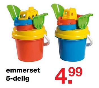 Aanbiedingen Emmerset 5-delig - Huismerk - Baby &amp; Tiener Megastore - Geldig van 09/07/2017 tot 30/07/2017 bij Baby & Tiener Megastore