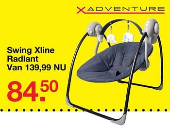 Aanbiedingen Swing xline radiant - Xadventure - Geldig van 09/07/2017 tot 30/07/2017 bij Baby & Tiener Megastore