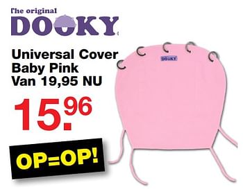 Aanbiedingen Universal cover baby pink - Dooky - Geldig van 09/07/2017 tot 30/07/2017 bij Baby & Tiener Megastore