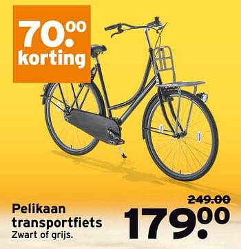 Aanbiedingen Pelikaan transportfiets - Pelikaan - Geldig van 10/07/2017 tot 16/07/2017 bij Gamma