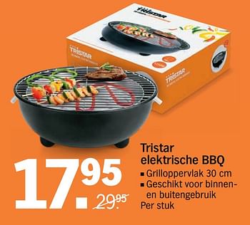 Aanbiedingen Tristar elektrische bbq - Tristar - Geldig van 10/07/2017 tot 16/07/2017 bij Albert Heijn