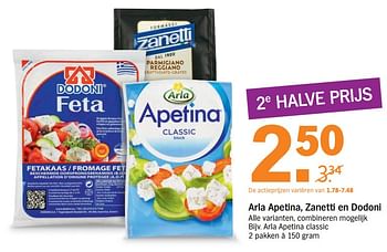 Aanbiedingen Arla apetina classic - Arla - Geldig van 10/07/2017 tot 16/07/2017 bij Albert Heijn