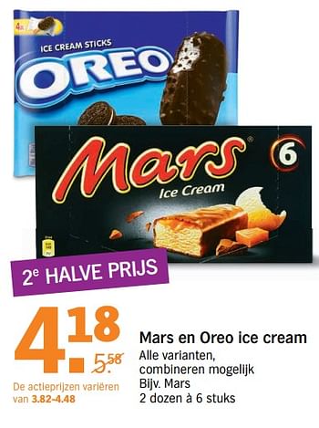Aanbiedingen Mars - Mars - Geldig van 10/07/2017 tot 16/07/2017 bij Albert Heijn